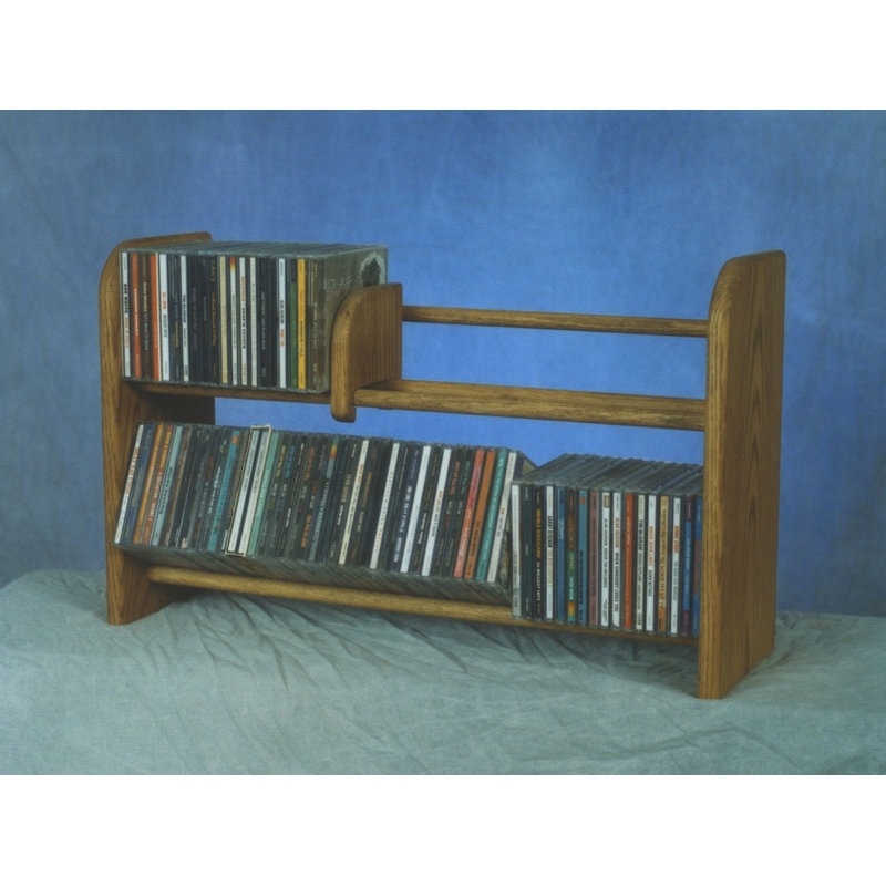 Rebrilliant 110 CD Multimedia Tabletop Storage Rack & Reviews Wayfair